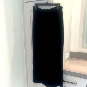 DKNY Classic Black Velvet Maxi Skirt. Worn once  EUC- Great deal!